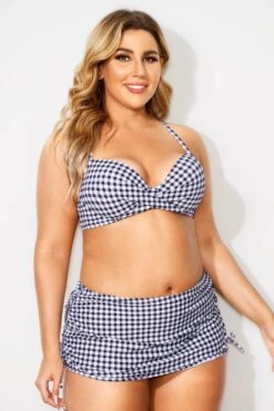 Lattice V-neck Push Up Classic Bikini Set -Bikini Bliss Shop b debk062002 4