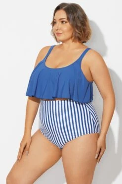 Navy Sexy Scoop Adjustable Straps Bikini Top -Bikini Bliss Shop b debk063012 6