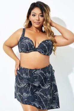 Black Floral Elegant Underwire Bikini Top 11 Black Floral Elegant Underwire Bikini Top -Bikini Bliss Shop b debk099001 6