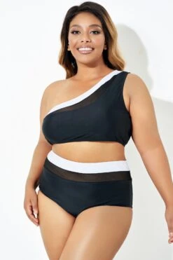 Trendy One Shoulder Bikini Top For Lady -Bikini Bliss Shop b debk106001 6