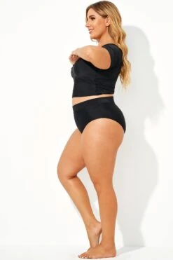 Black Elegant High Waist Women Brief -Bikini Bliss Shop b debt022002 3