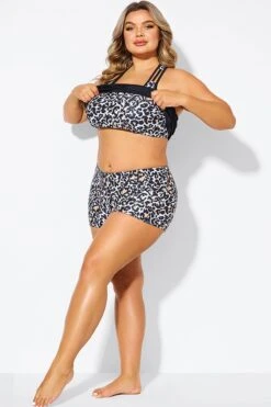 Leopard Print Women Swimsuits Boy Shorts -Bikini Bliss Shop b debt054003 4