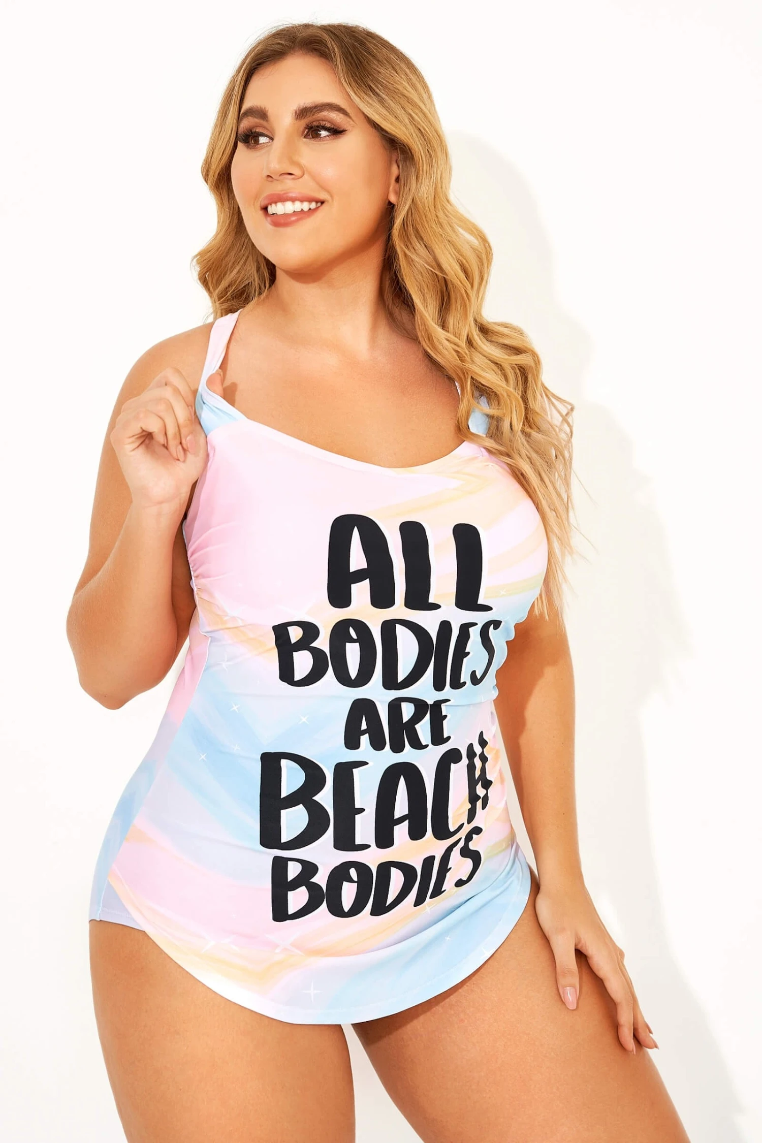 Stephaniechinnart X Meet.Curve Gradient Color One Piece Swimsuit 6 Stephaniechinnart X Meet.Curve Gradient Color One Piece Swimsuit - Image 6