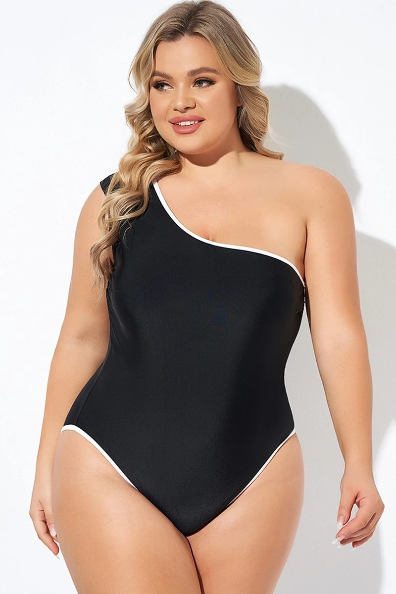 Touche One-Shoulder One Piece Swimsuit 4 Touche One-Shoulder One Piece Swimsuit - Image 4