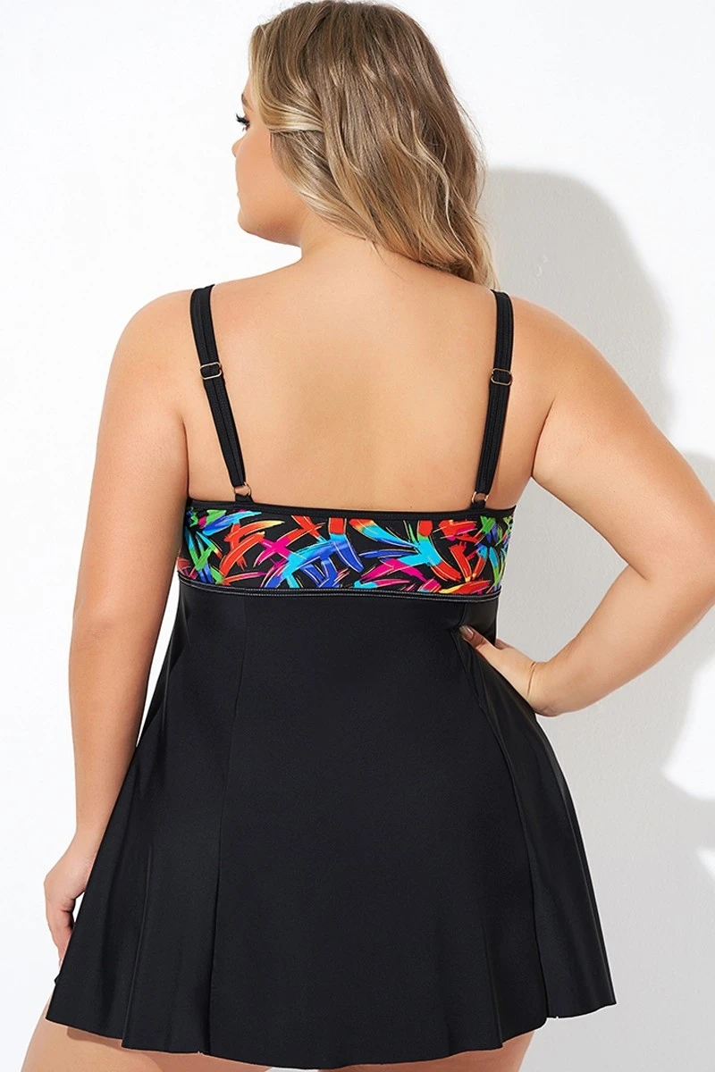 Longitude Double Shoulder Straps Lightweight Swimdress 2 Longitude Double Shoulder Straps Lightweight Swimdress - Image 2