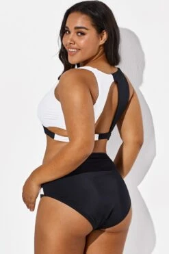 Colorblock Stylish Women Wrap Swimsuits Bikini Set 11 Colorblock Stylish Women Wrap Swimsuits Bikini Set -Bikini Bliss Shop b sfbk1911029 5