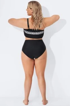 Black Fashion Full Coverage Brief For Lady -Bikini Bliss Shop b sfbt1911007 2