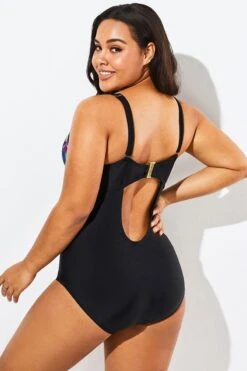 Lady Cut Out Mesh Underwire One Piece Swimsuit -Bikini Bliss Shop b sfop1911015 5