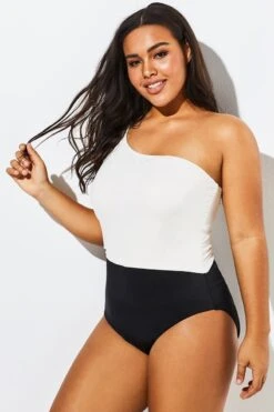 Modern One Shoulder One Piece Swimsuit For Lady -Bikini Bliss Shop b sfop1911126 5