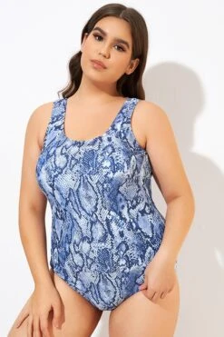 Leopard Printed Wide Straps One Piece Swimsuit -Bikini Bliss Shop dsc00432