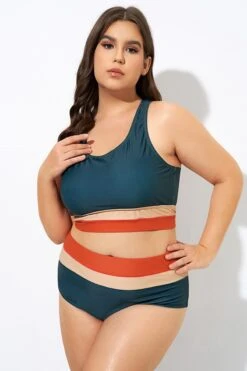 Mulit Color Wide Strap Women Bikini Top